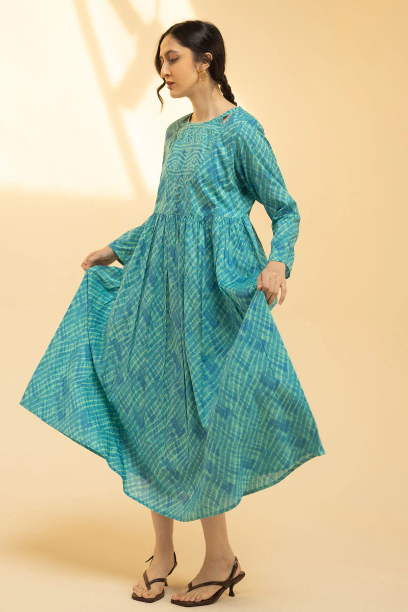 Chunari Anarkali Dress - Image 12