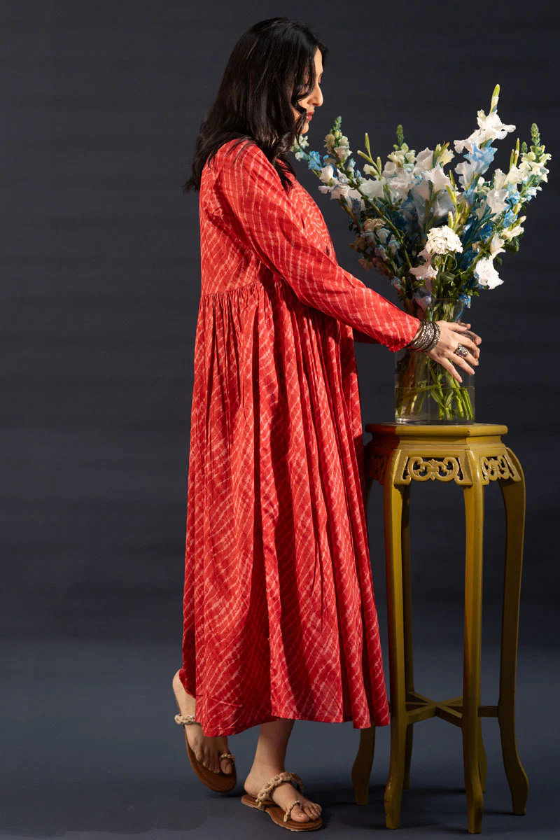 Chunari Anarkali Dress - Image 3