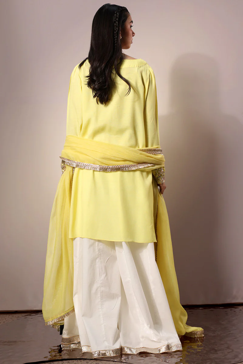 Gota Kari 3-Piece Sharara Set - Image 6