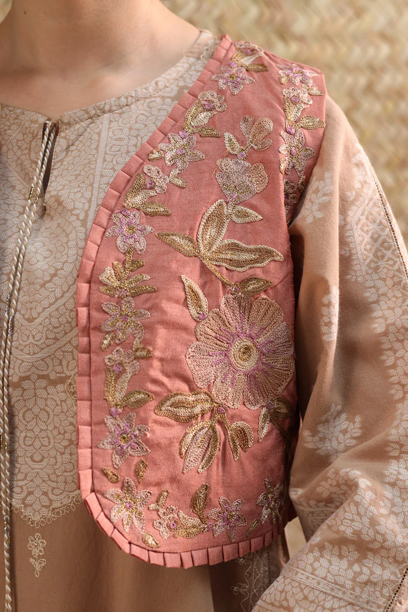Batik Dori Embroidered Koti - Image 4