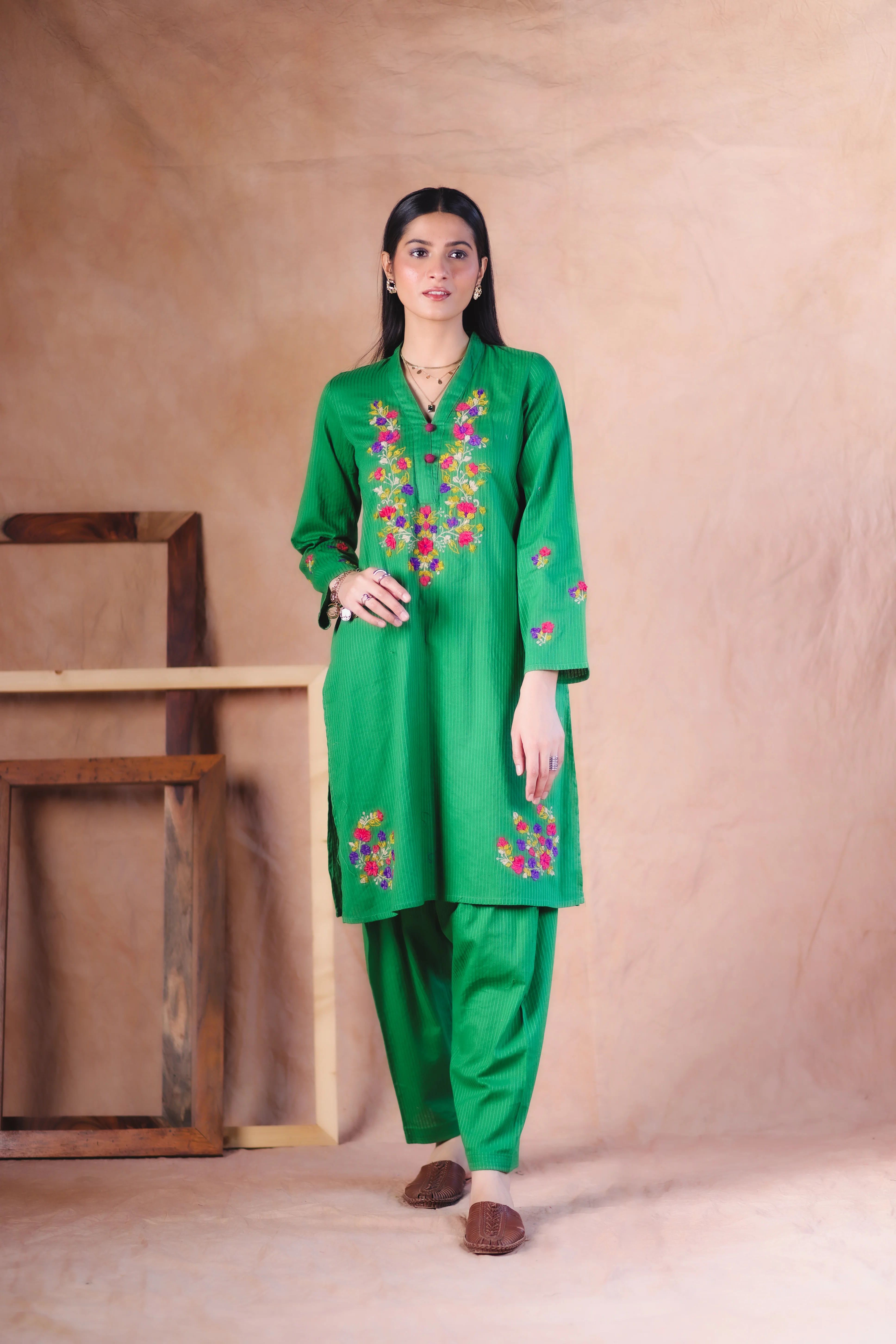 Exotic Blooms 2 Piece Suit