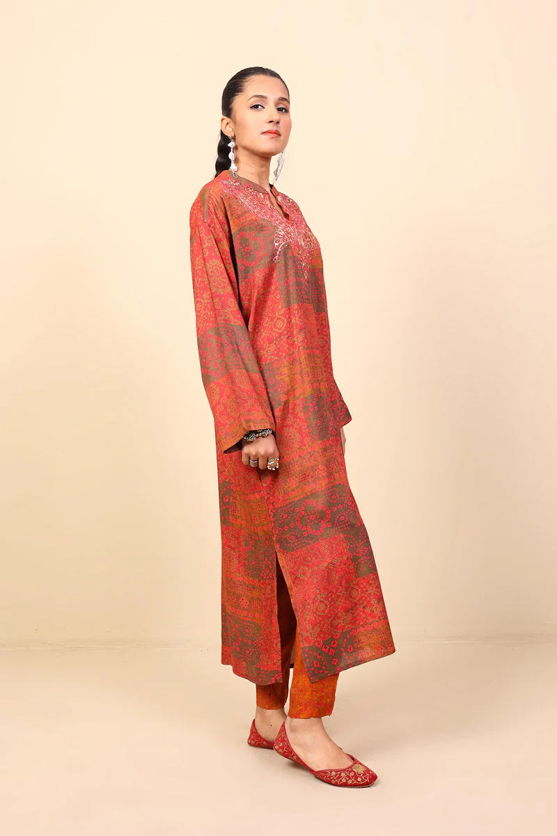 Ethnic Geo Rust Set - Image 3