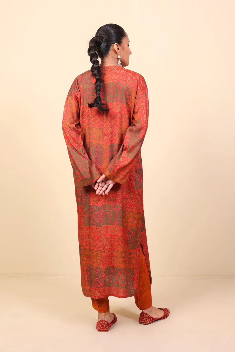 Ethnic Geo Rust Set - Image 4
