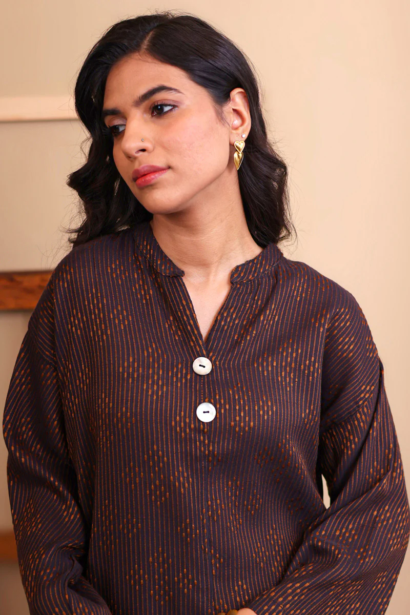Trellis Printed Kurta - Image 2