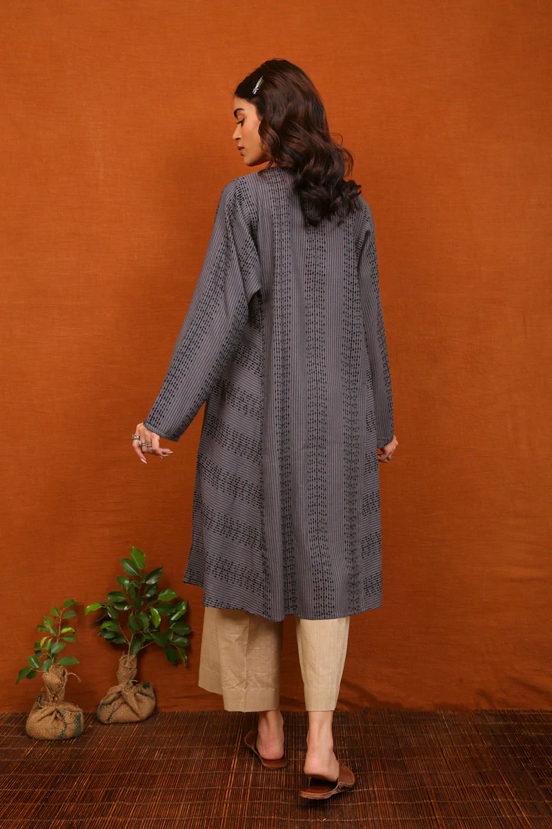Trellis Printed Kurta - Image 4