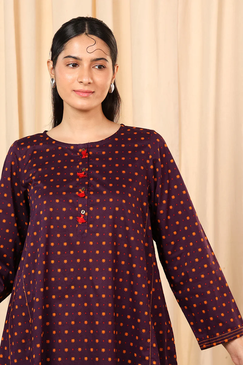 Panelled Floret 2 Piece - Image 9