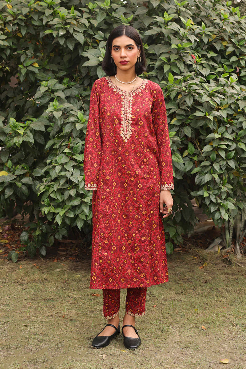 Persian 2-Piece Embroidered Suit - Image 6