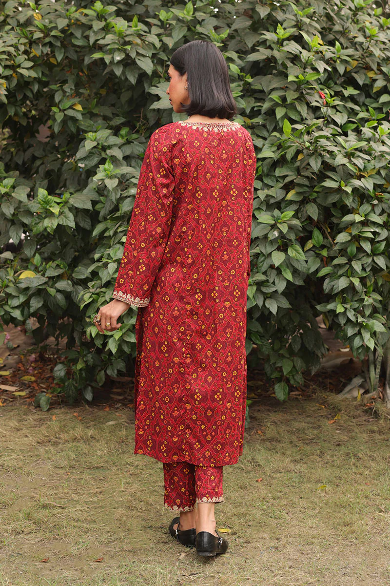 Persian 2-Piece Embroidered Suit - Image 8