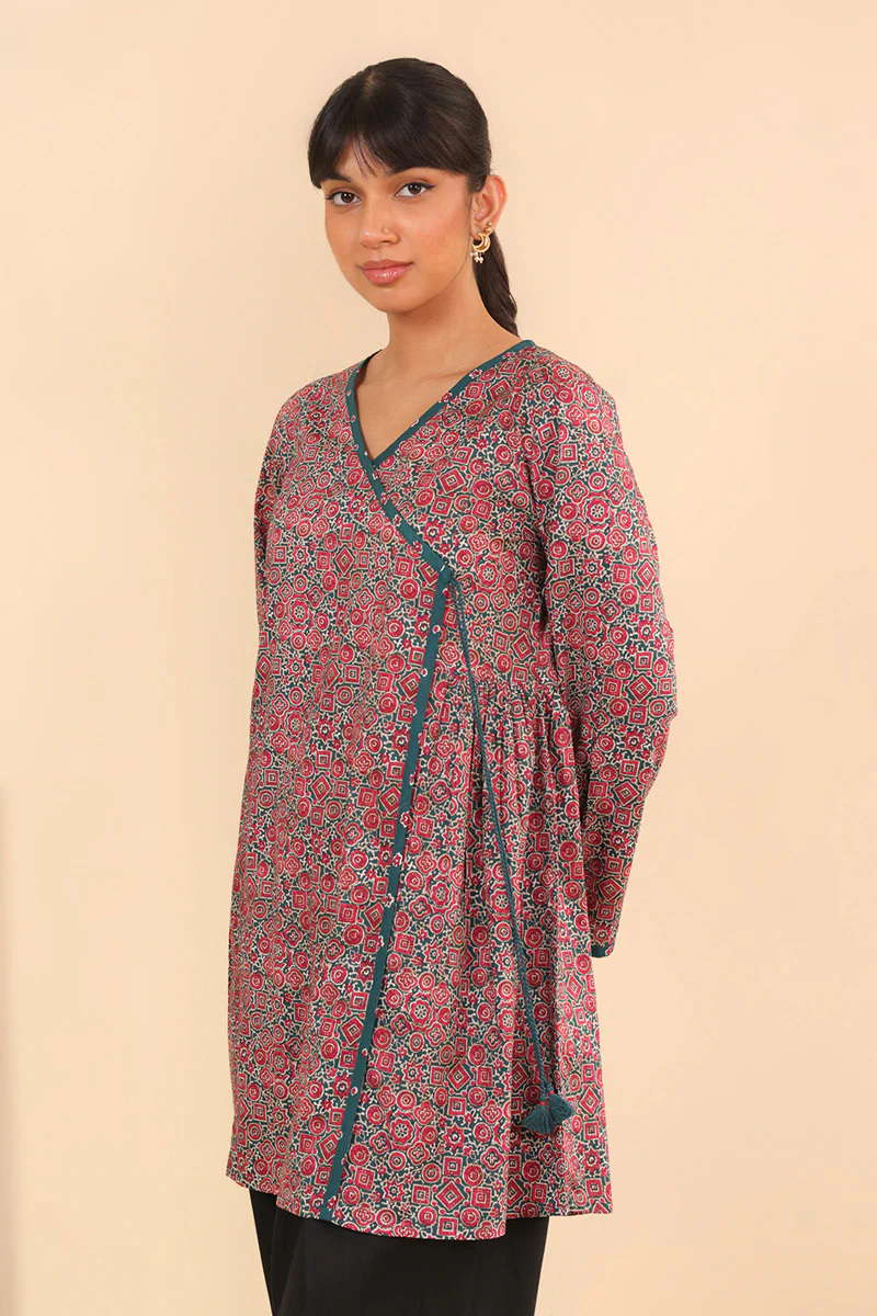 Bagru Assymetric Shirt - Image 10