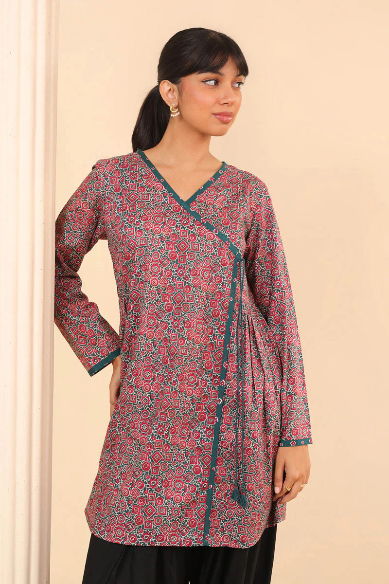 Bagru Assymetric Shirt - Image 11