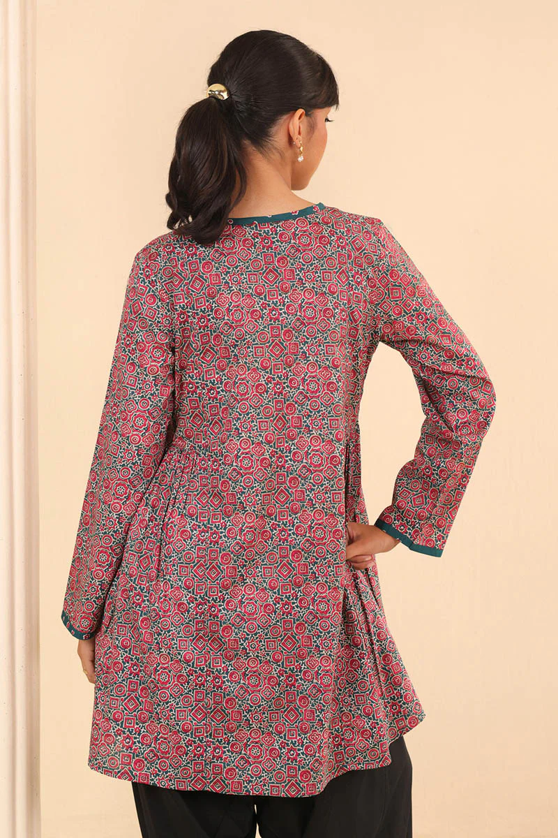 Bagru Assymetric Shirt - Image 12