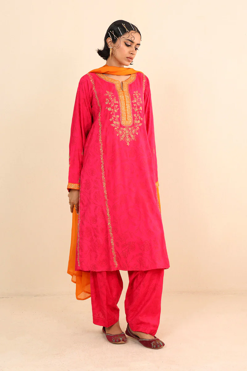 Vibrant Bahar Bano 3 Piece - Image 3