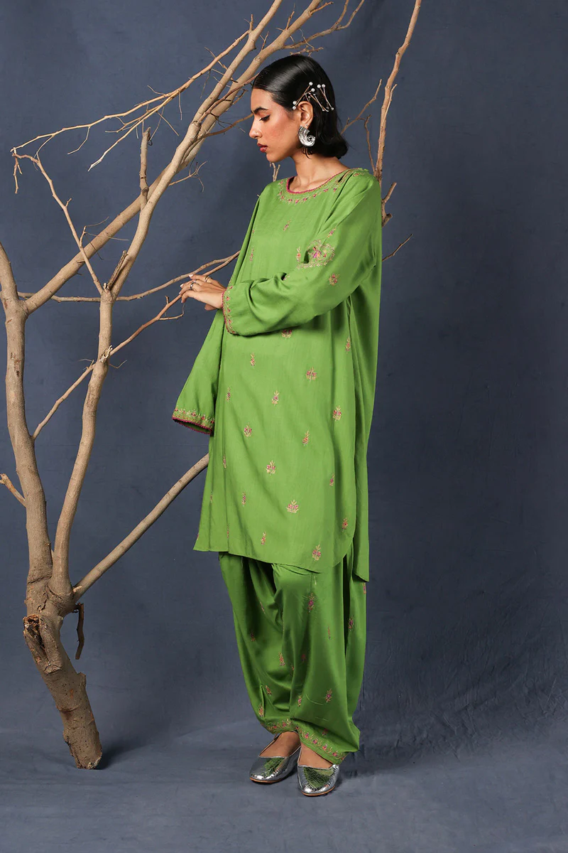 Sunheri Chaar Kali 2 Piece - Image 4