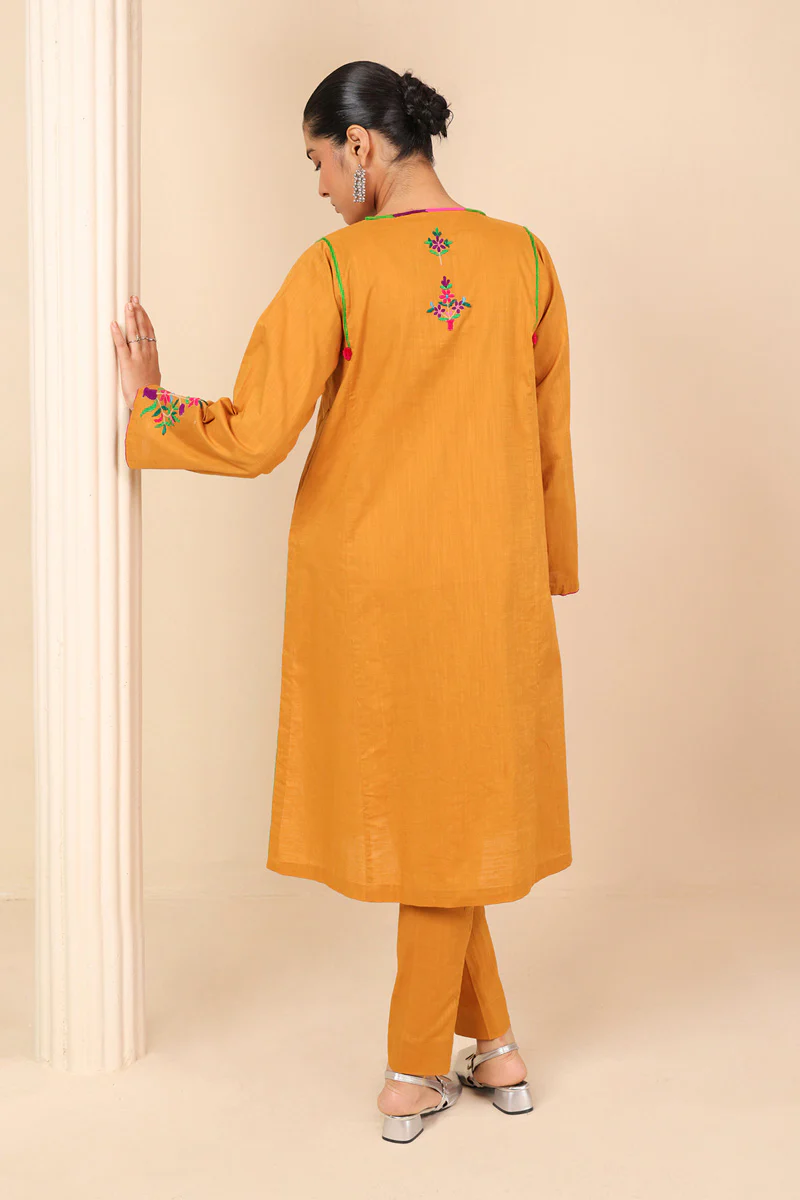 Ghazni Folk Kurta 2 Piece - Image 4