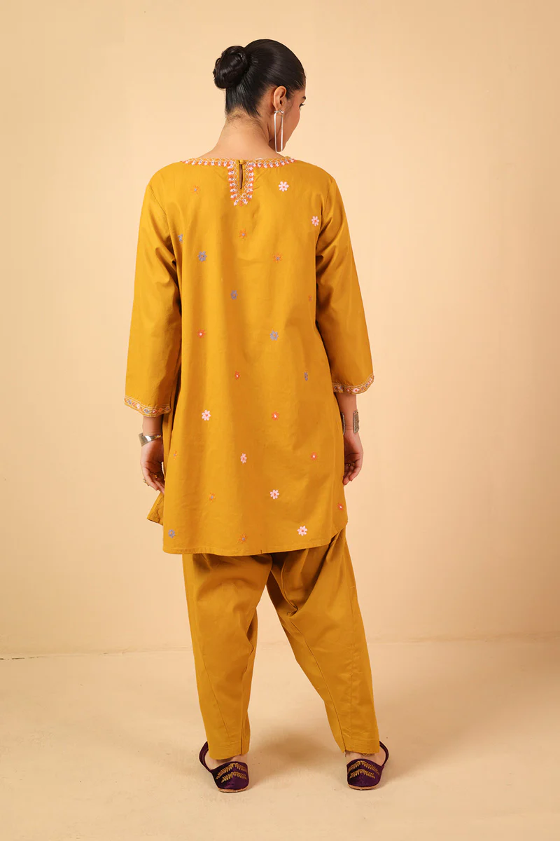 Folk Art Embroidered Suit - Image 4
