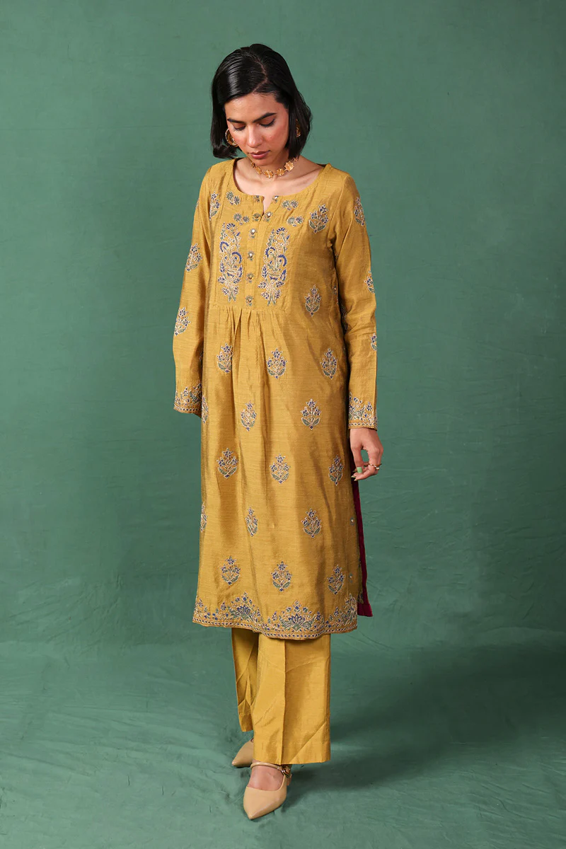 Regal Gota Kalamkari 2 Piece Set - Image 3