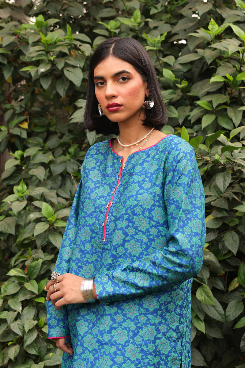 Naqsh Jacquard Asmani Set - Image 3