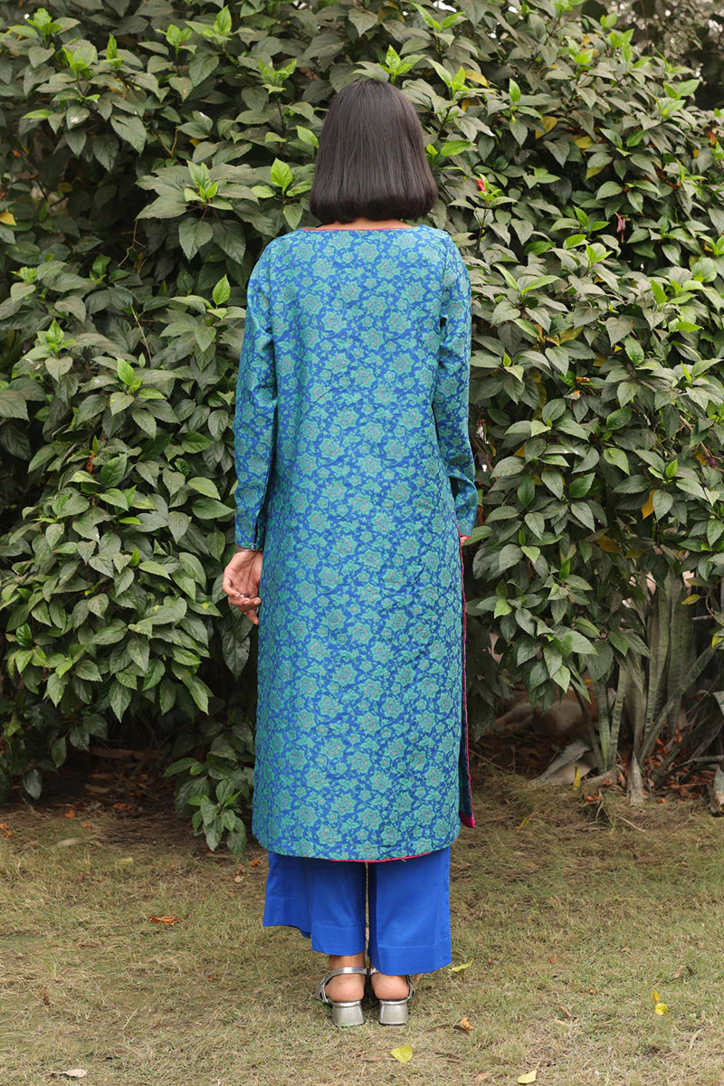 Naqsh Jacquard Asmani Set - Image 4