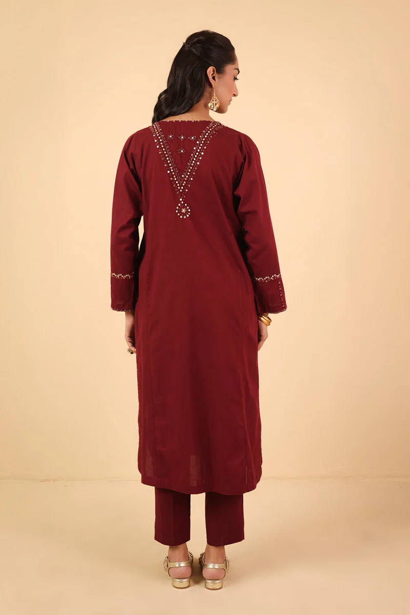 Panelled Night Folks Kurta 2 Piece - Image 3