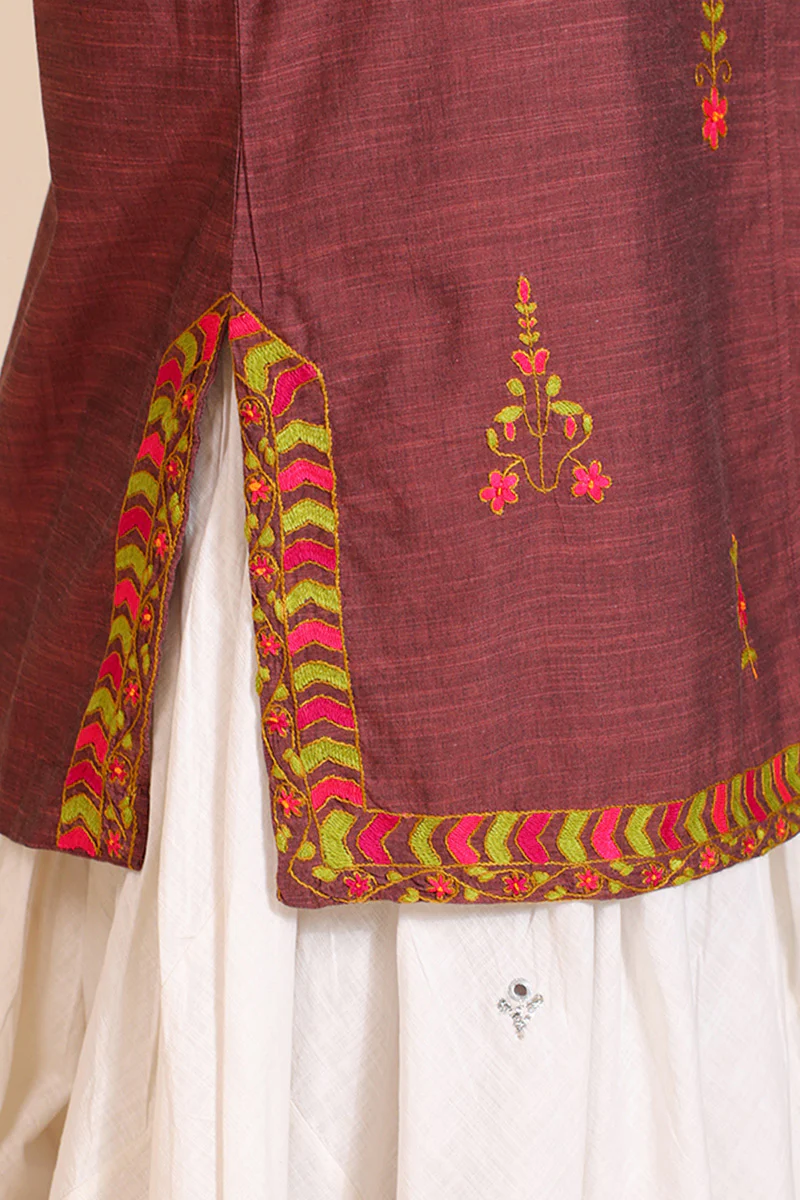 Hand-Embroidered Jamil Shirt - Image 5