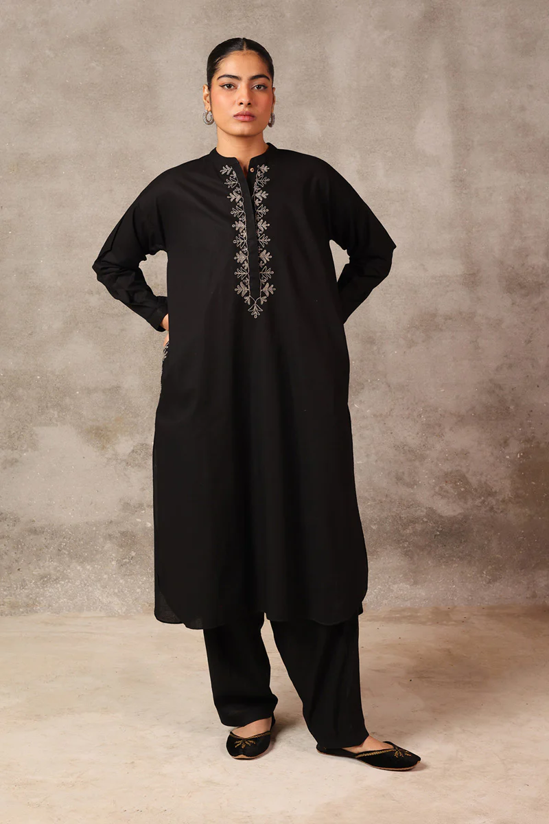 Dropped Shoulder Opus Kurta - Image 8