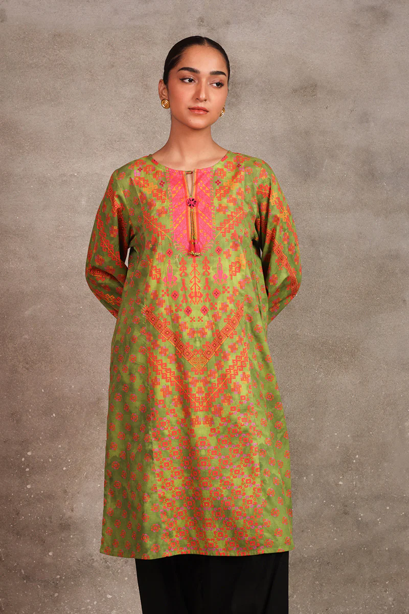 Tasseled Jigsaw Kurti - Image 6
