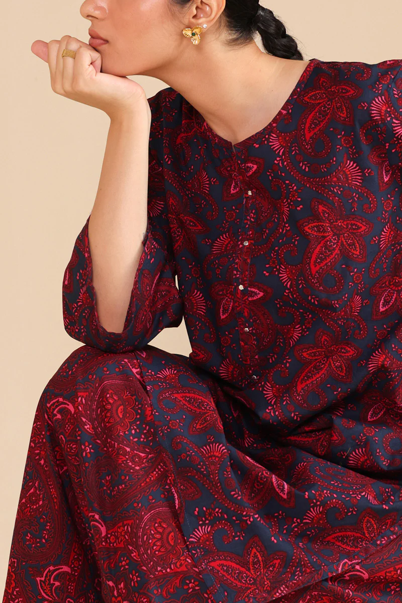 Paisley Pop Mukaish Set - Image 10
