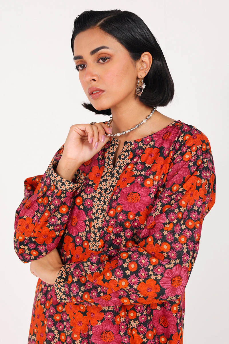 Winter Bloom Printed Duo-Set - Image 2