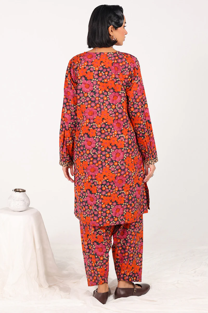 Winter Bloom Printed Duo-Set - Image 5