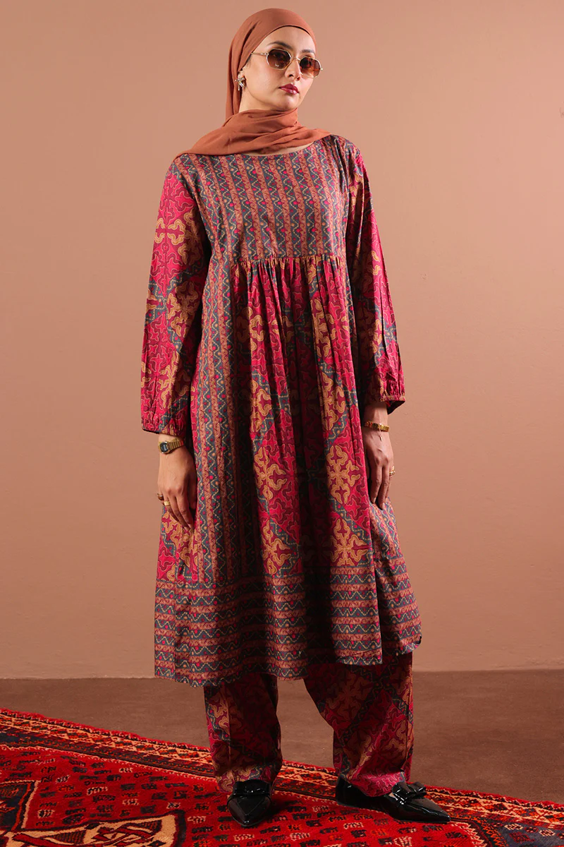 Shyrdak Printed Cascade Duo-Set - Image 7