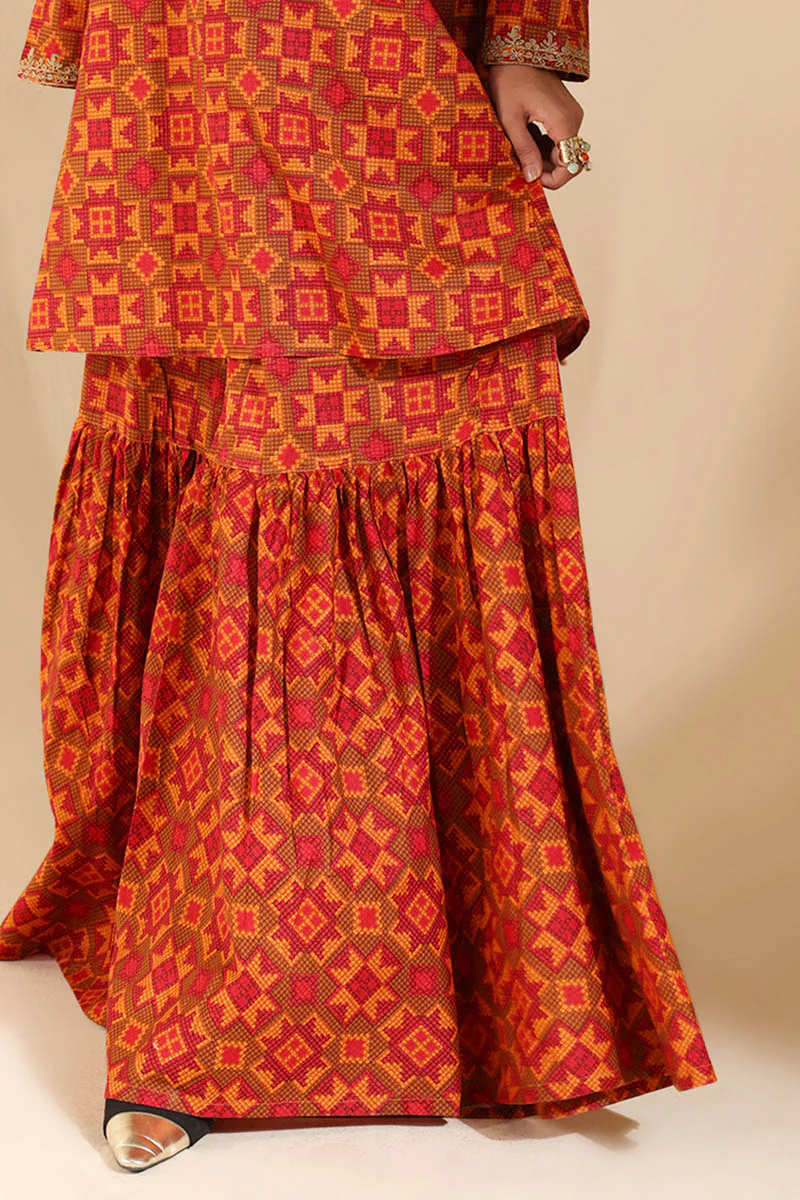 Woven Stories Gharara Set - Image 7