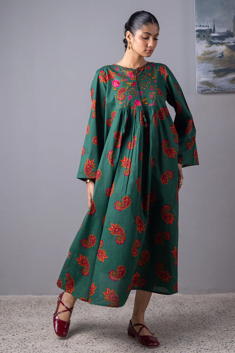 Cheent Paisley Flowy Dress - Image 6