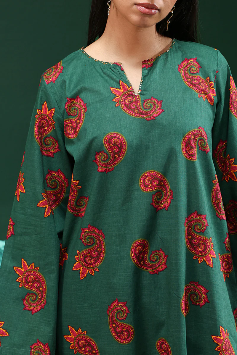 Cheent Paisley Mukaish Set - Image 14
