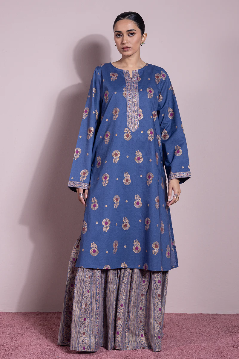 Zari Whisper Gharara Set - Image 15