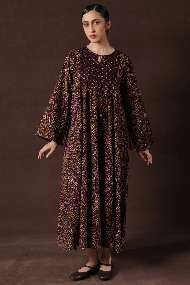 Bandhani Affair Blush Dress - Image 6