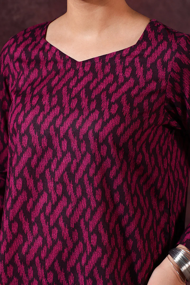 Ikkat Whisper Co-Ord Set - Image 16