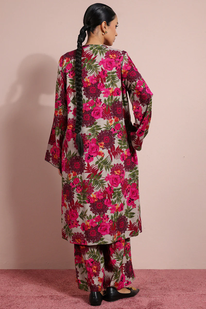 Vibrant Roses Printed Set - Image 4