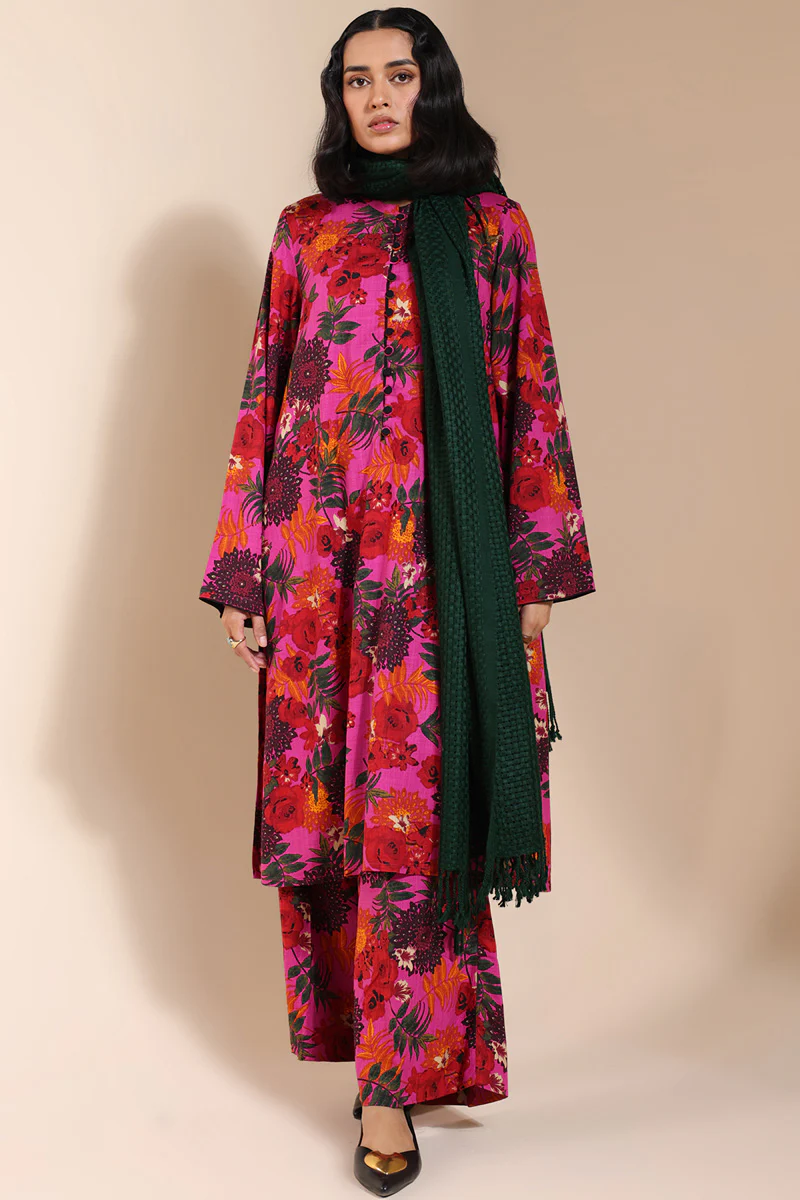 Vibrant Roses Printed Set - Image 5