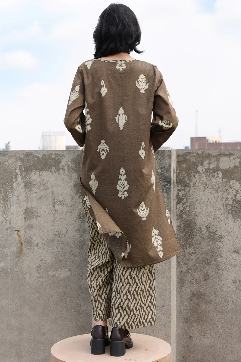 Ikat Printed Poise Set - Image 9