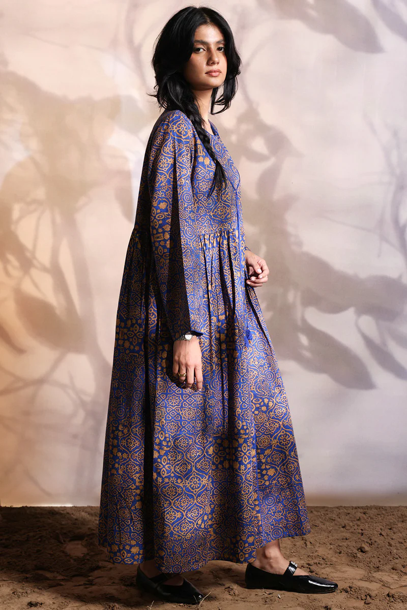 Ajrak Noir Flared Dress - Image 7