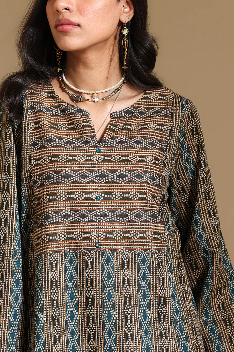 Bead Work Printed Muse Set - Image 7