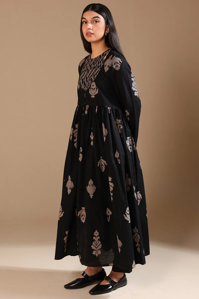 Ikat Flare Poem Dress - Image 7