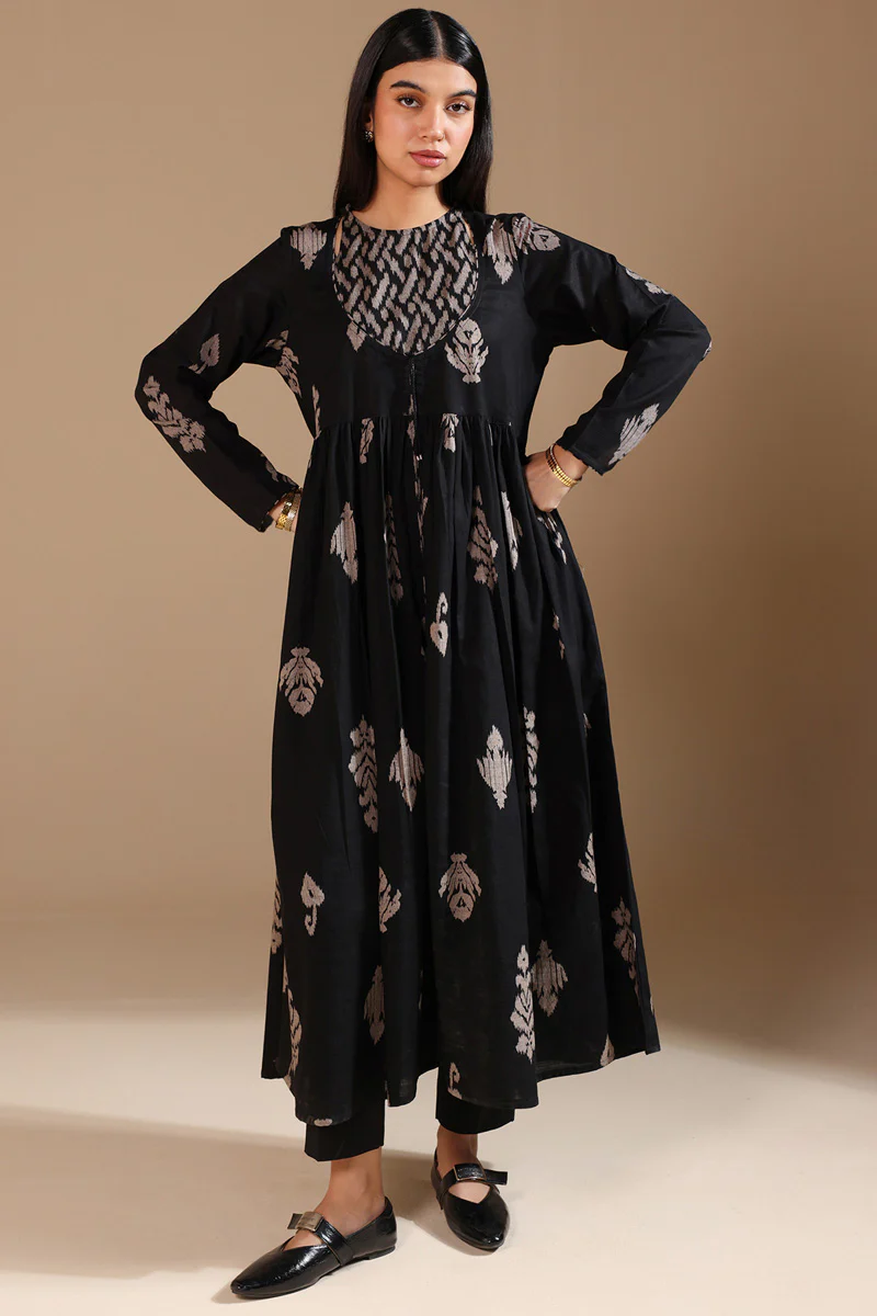 Ikat Flare Poem Dress - Image 9