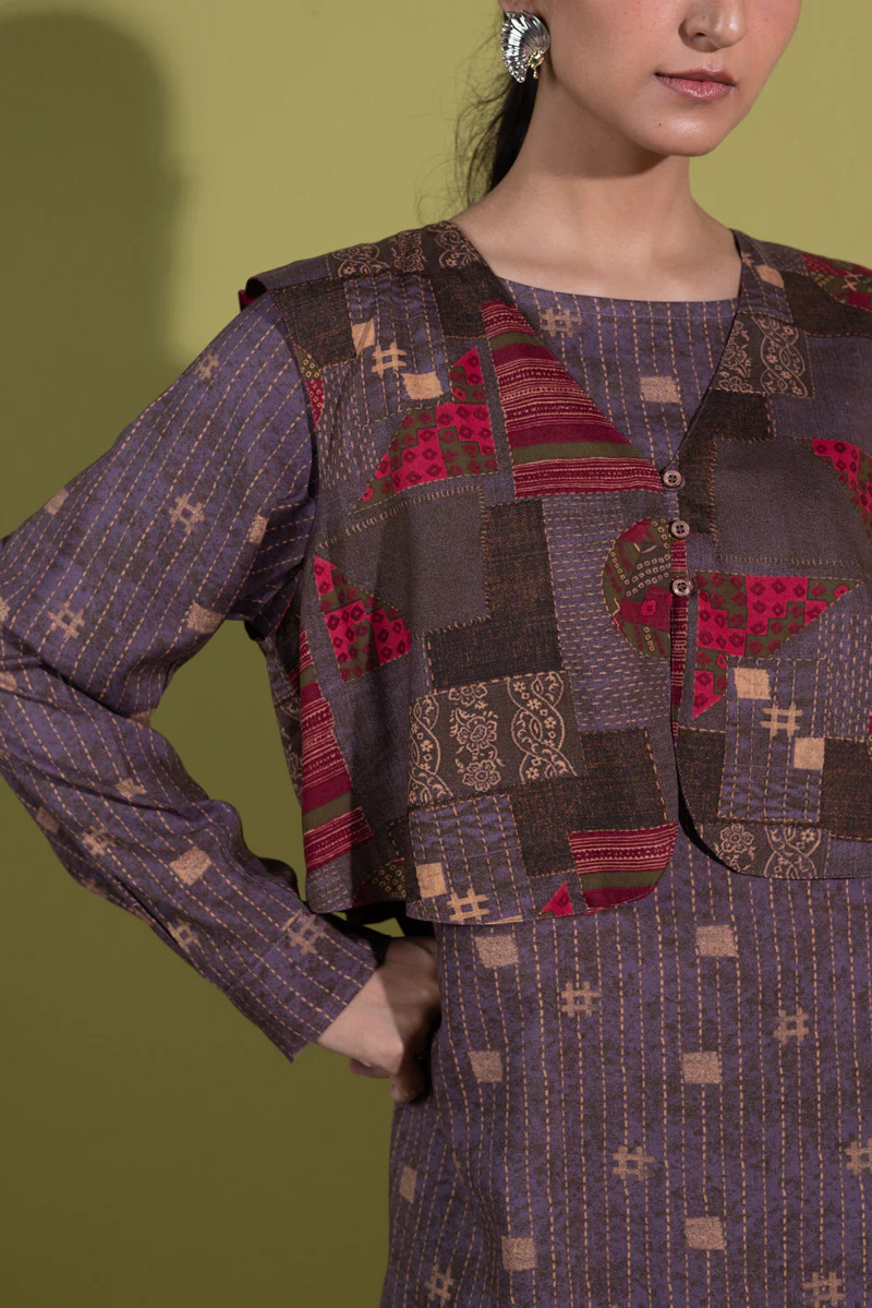 Kantha 3-Piece Koti Set - Image 2