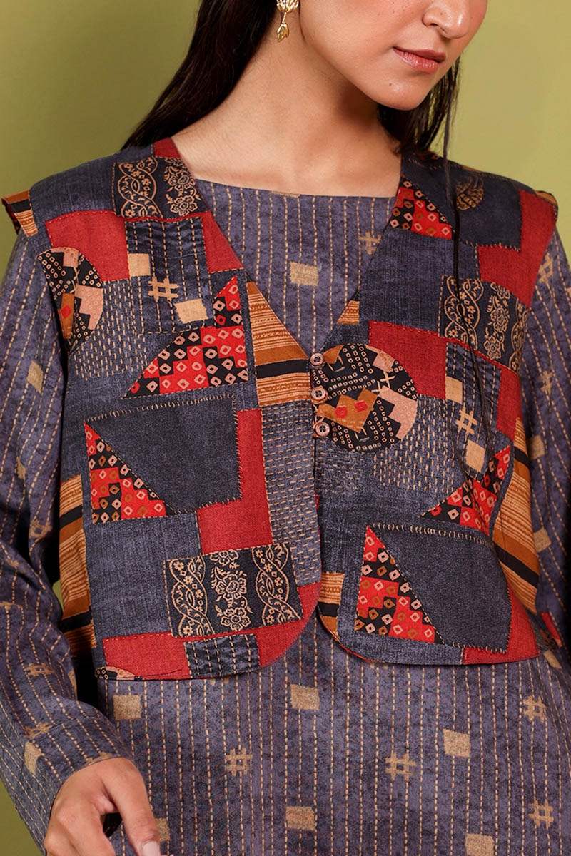 Kantha 3-Piece Koti Set - Image 6