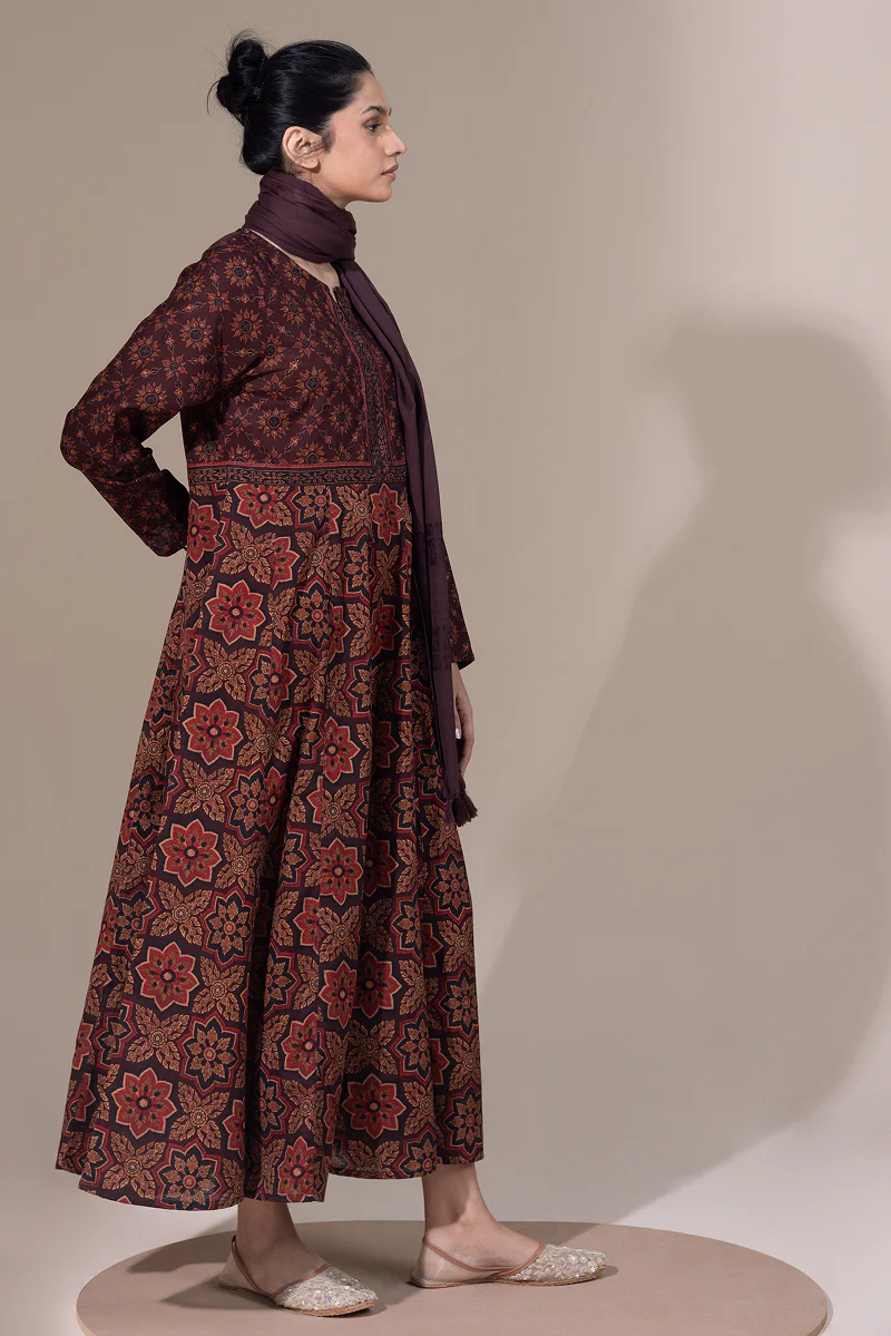 Thai Block Flared Dress - Image 15