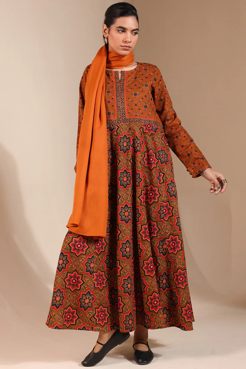 Thai Block Flared Dress - Image 2
