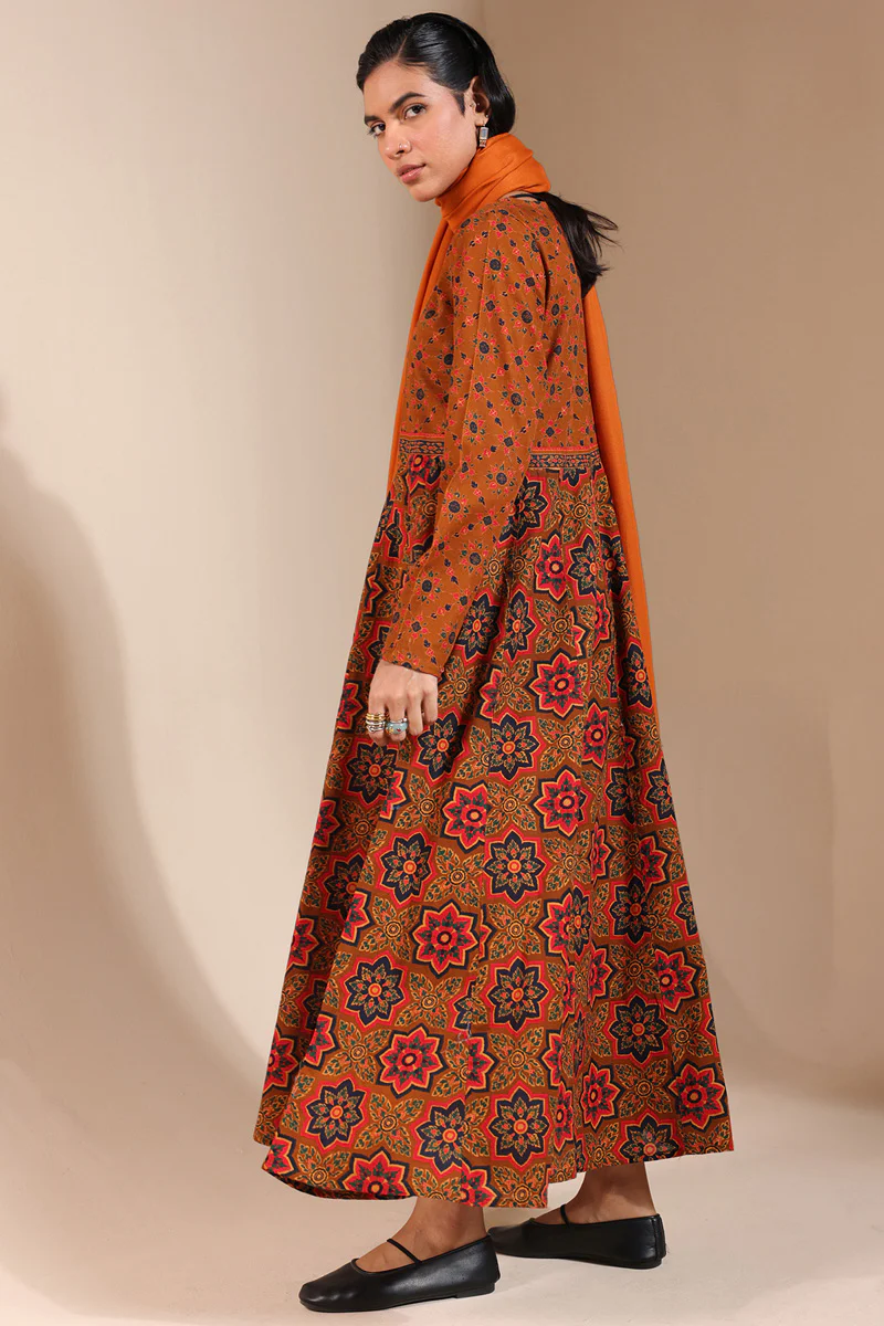 Thai Block Flared Dress - Image 4