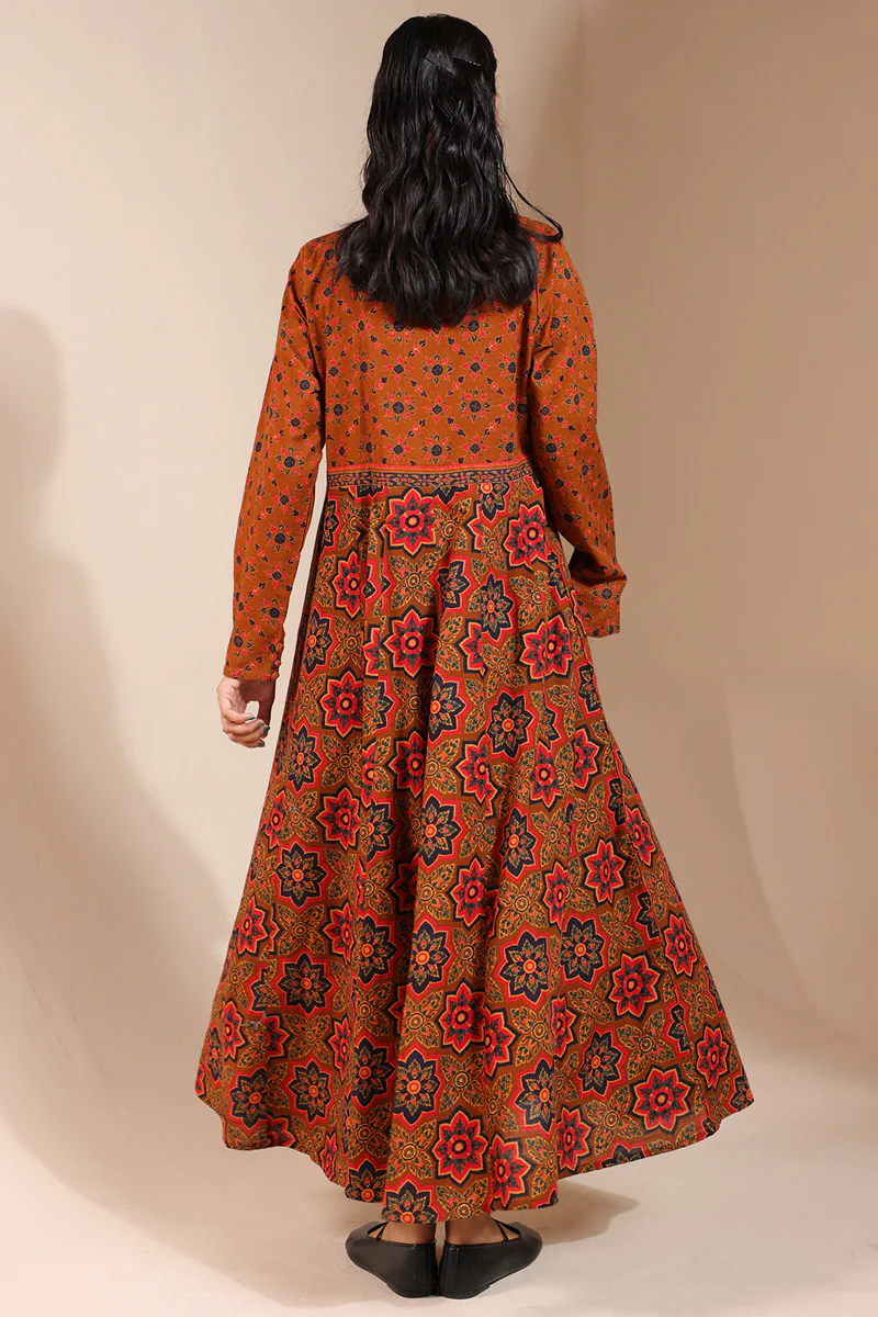 Thai Block Flared Dress - Image 5