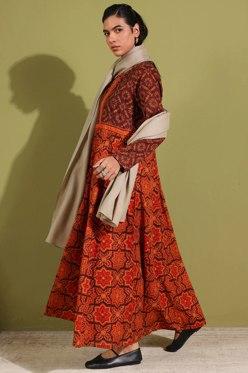 Thai Block Flared Dress - Image 6